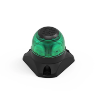 Fixed Mount - LED ALL ROUND LIGHT Navigation Lamp  - PC MATERIAL - GREEN - WK-ARL1-GR - AZLED